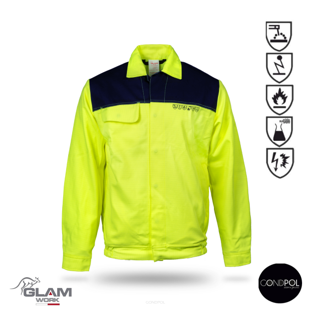 Bluza ORION multifunkcyjna żółto-granatowa