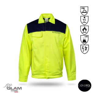 Bluza ORION multifunkcyjna żółto-granatowa