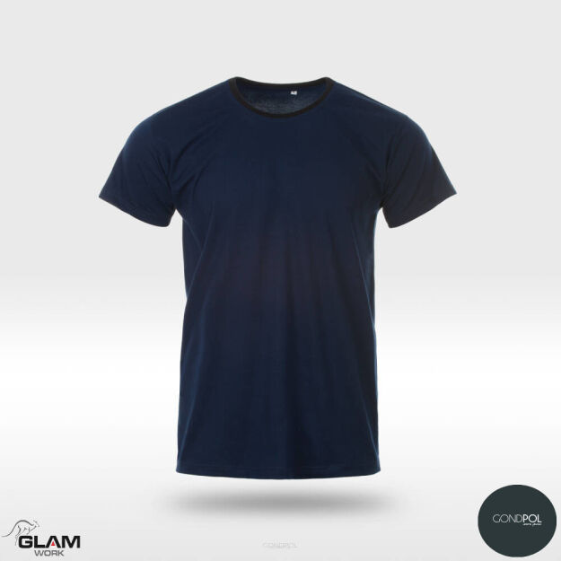 Koszulka t-shirt bawełniana(granat)-produkt Gondpol