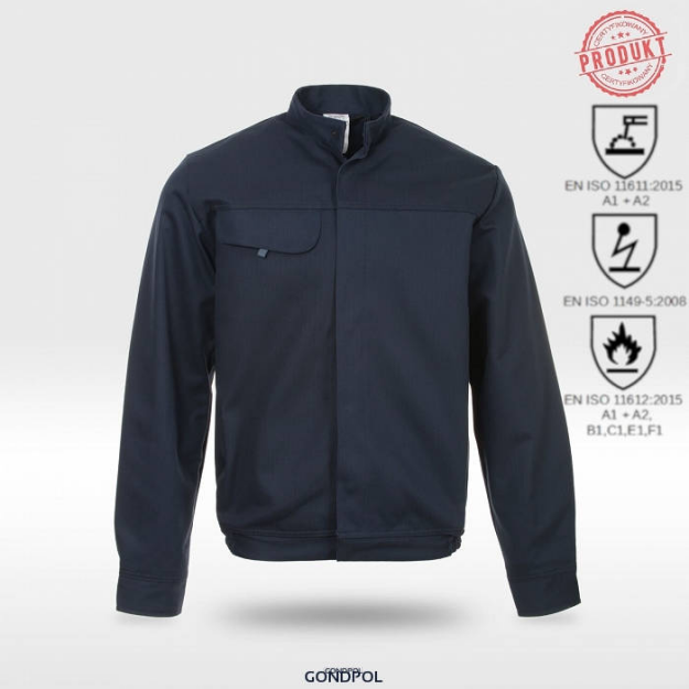Bluza spawalnicza trudnopalna antystatyczna (certyfikat)