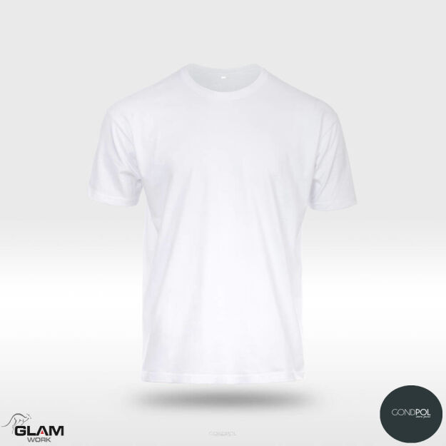 Koszulka bawełniana T-shirt (biały)produkt Gondpol
